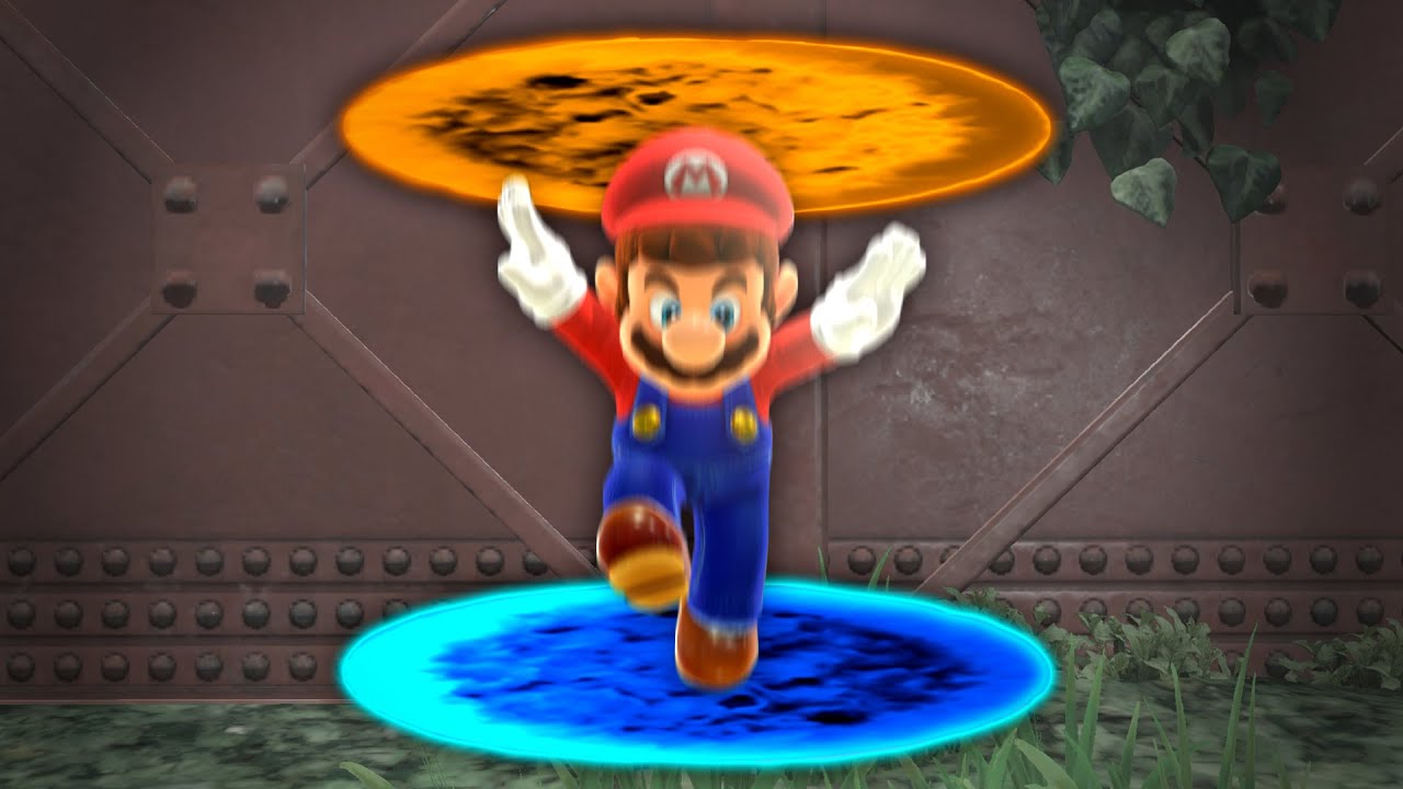 Mario Hide n Seek with Portals