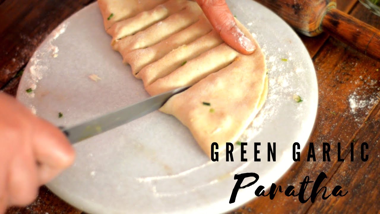 Green garlic paratha | Hare lehsun ka Paratha | Winter Special Recipe| hara lehsun | Paratha