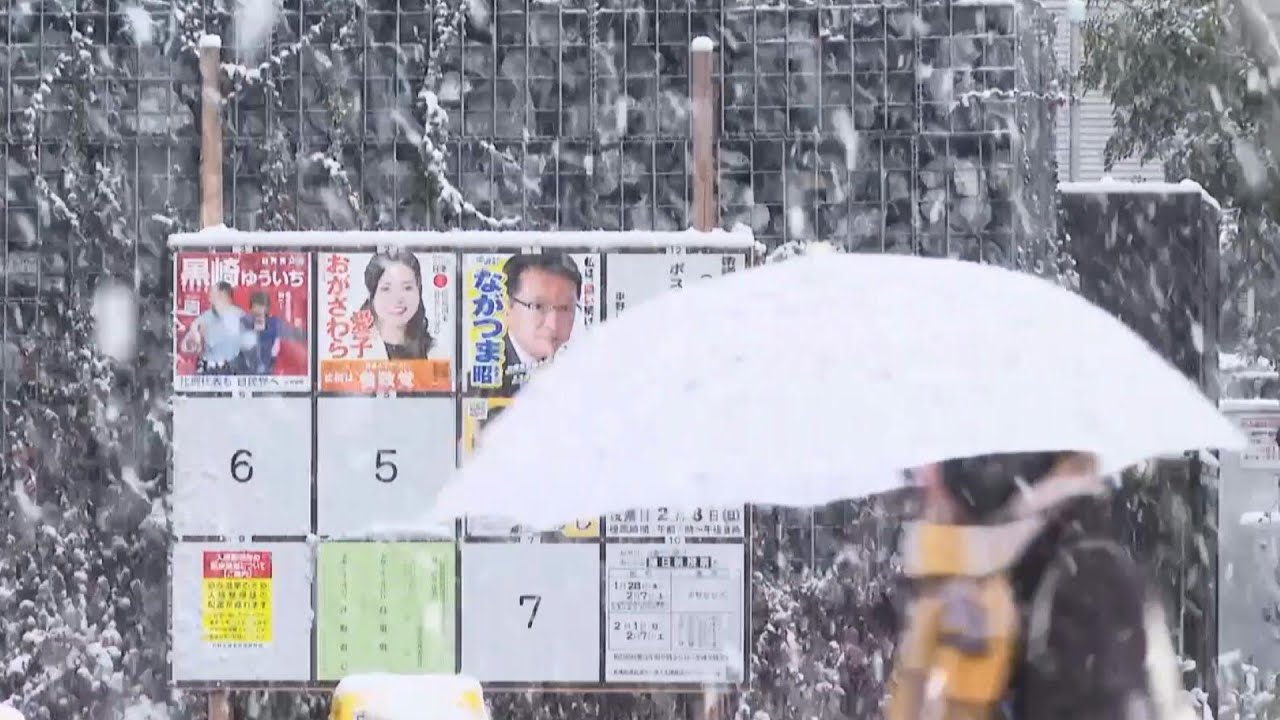 People head to polls amid heavy snowfall in Tokyo | AFP