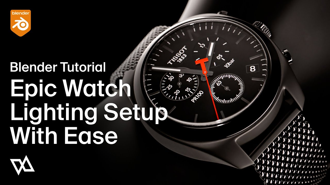 Blender Tutorial: Stunning Tissot Watch Lighting with Light Wrangler