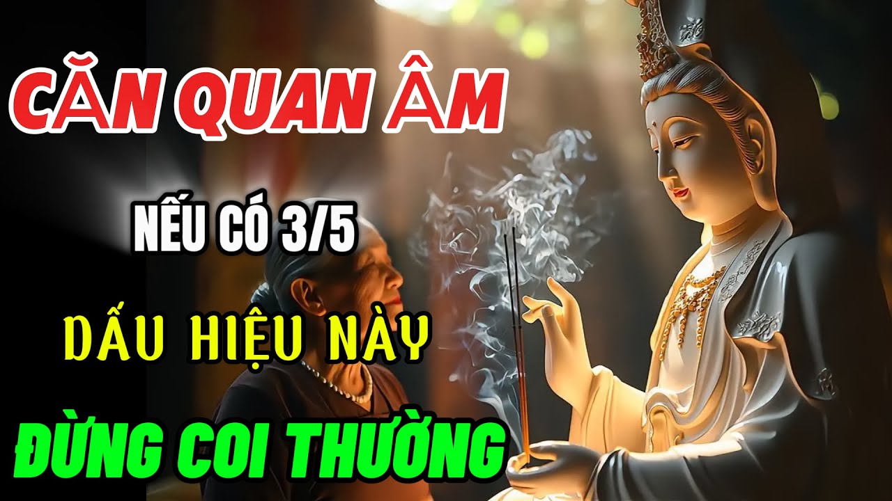 🌸 Nếu Có 3/5 Dấu Hiệu Này, Bạn Đang Được Mẹ Quan Âm Dõi Theo Và Che Chở