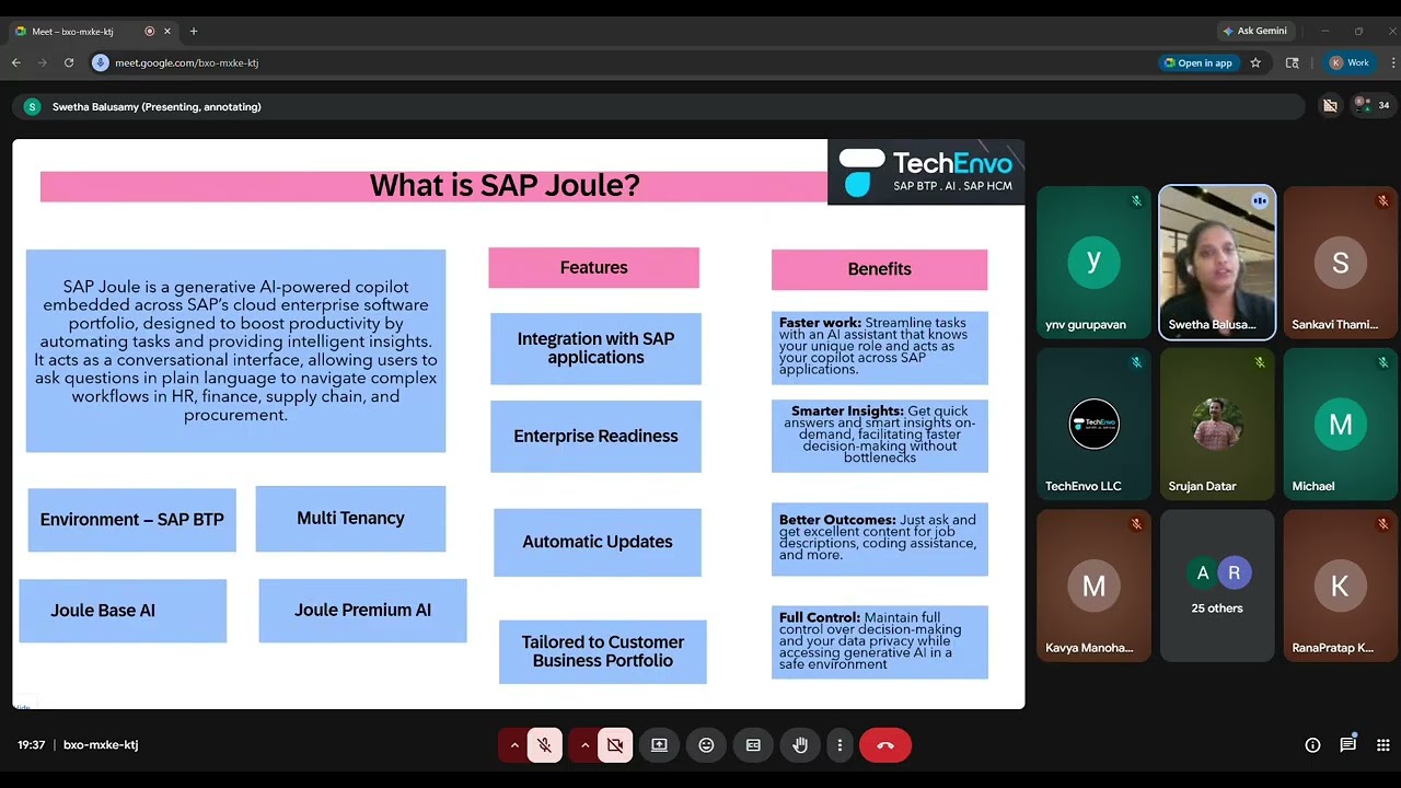 Joule Activation and Set up for SAP SuccessFactors HCM by Tech Envo