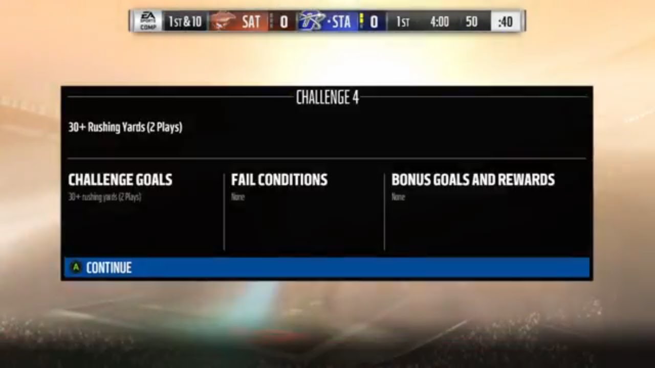 Madden 18 Ultimate Team Week 11 Heroic Boss Battle Challenge 4 Rush For 30 Yards In 2 Plays