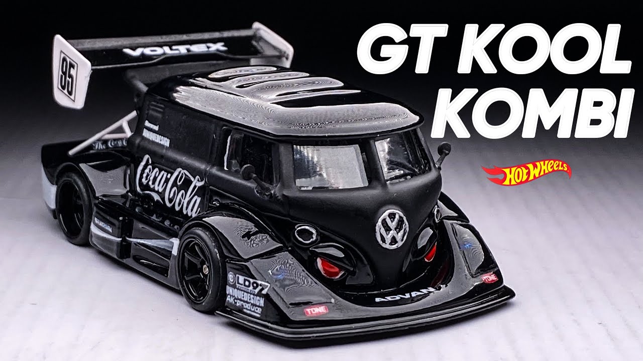 Volkswagen Kool kombi GT with V8 Twin Turbo Rear Engine Hot Wheels Custom