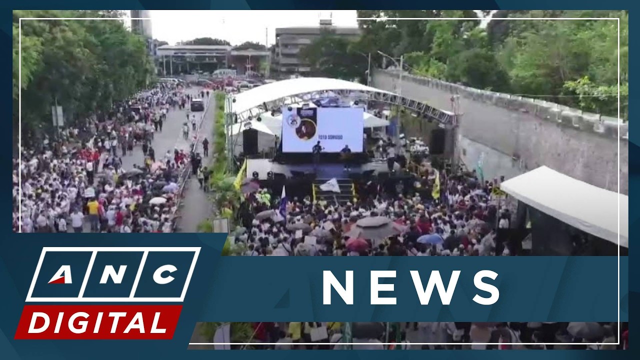 Thousands flock to third 'Trillion Peso March' held during EDSA revolt anniversary | ANC