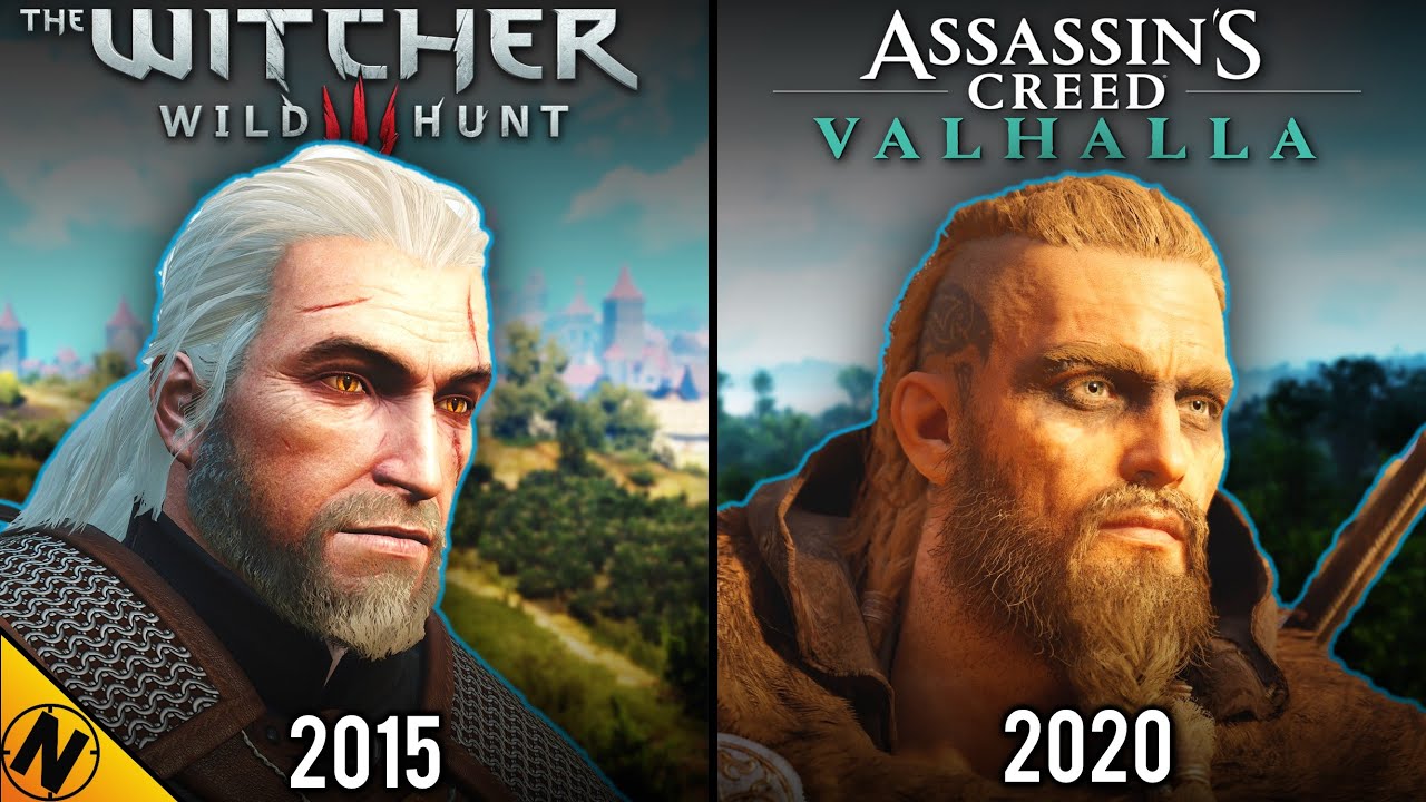 Assassin's Creed: Valhalla vs The Witcher 3: Wild Hunt | Direct Comparison