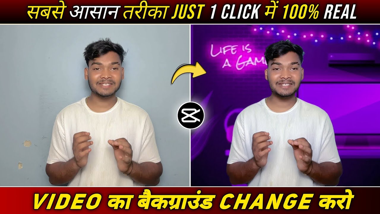 How to Change Video Background in CapCut || How to change video background 2024