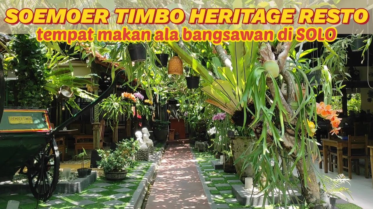 Soemoer Timbo Heritage Resto, rekomendasi family resto ala bangsawan Solo