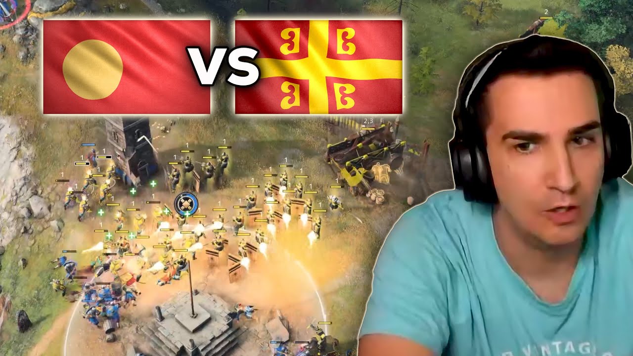 Sengoku Daimyo vs Macedonian Dynasty PRO 1v1 in AOE4...