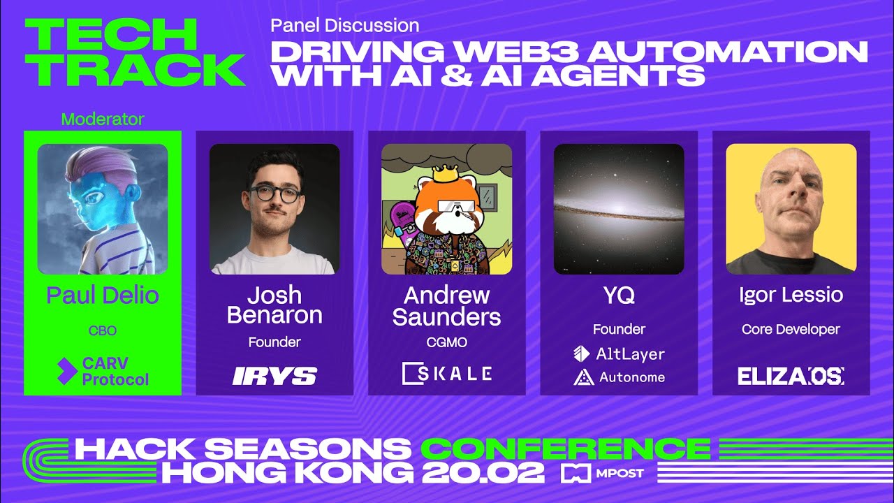 Driving Web3 automation with AI & AI Agents | HSC Hong Kong