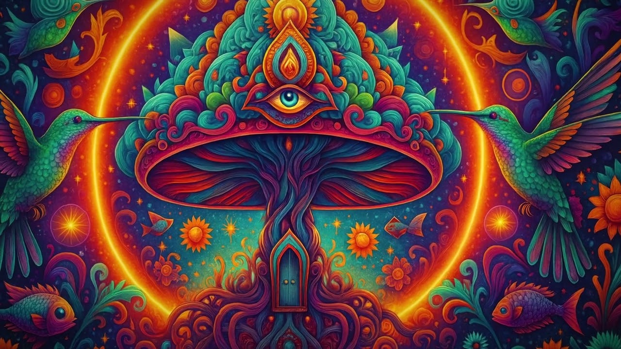 Psychedelic Mushroom 🍄 | Psybient, Psychill, Goa Trance & Psytrance Mix