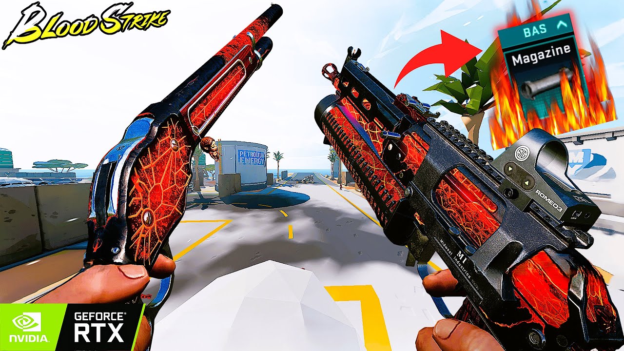 LEGENDARY!😈 BIZON + M1887 & Best Loadout⚡40 KILL Aggressive Movement Blood Strike Gameplay