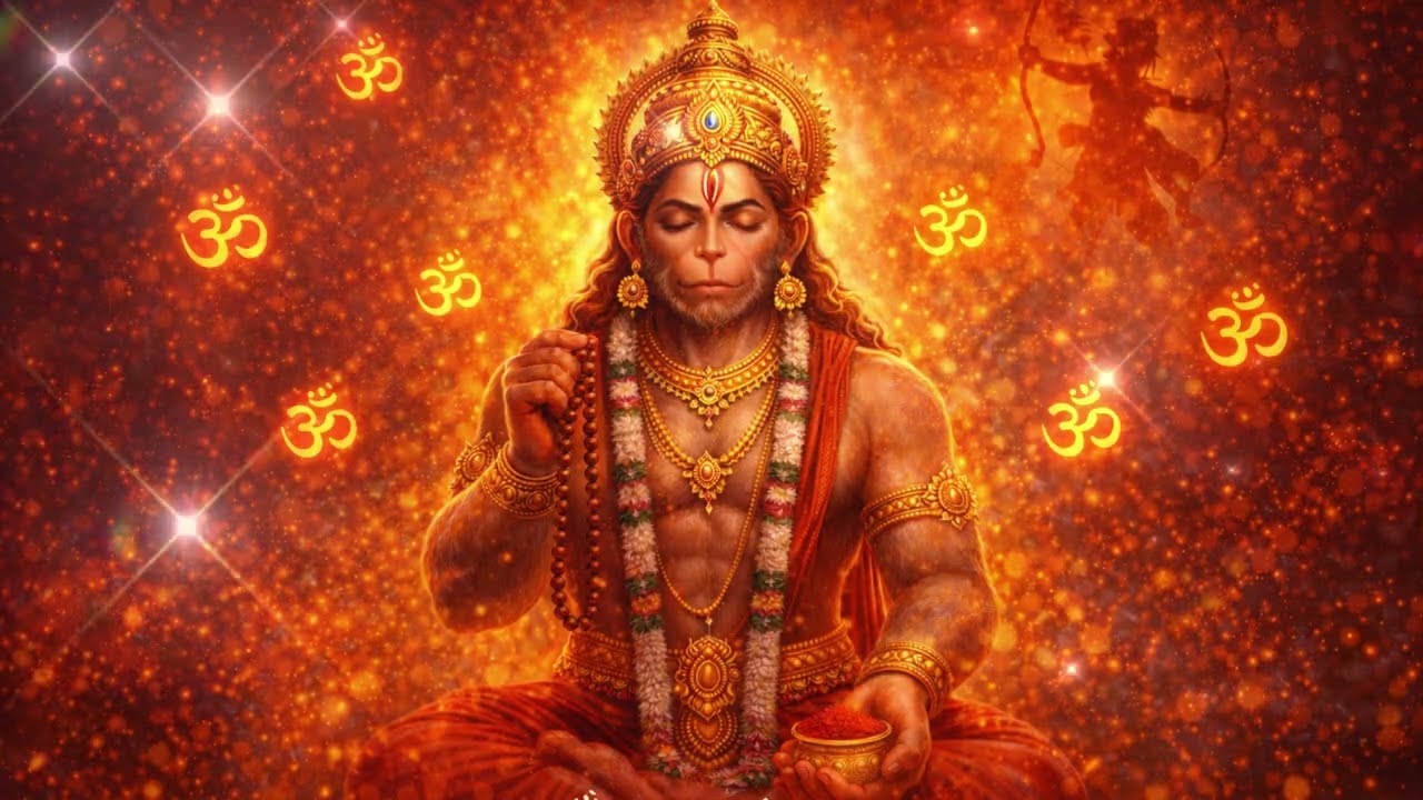 Powerful Hanuman Mantra 🙏 ॐ ऐं भ्रीम हनुमते श्रीराम दूताय नमः | Daily Protection Mantra 🚩