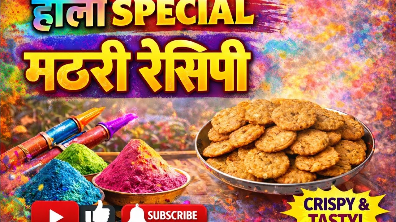Holi special crispy mathri /खस्ता मठरी बनाये आसान तरीके से / crunchy mathri recipe #recipe #cooking