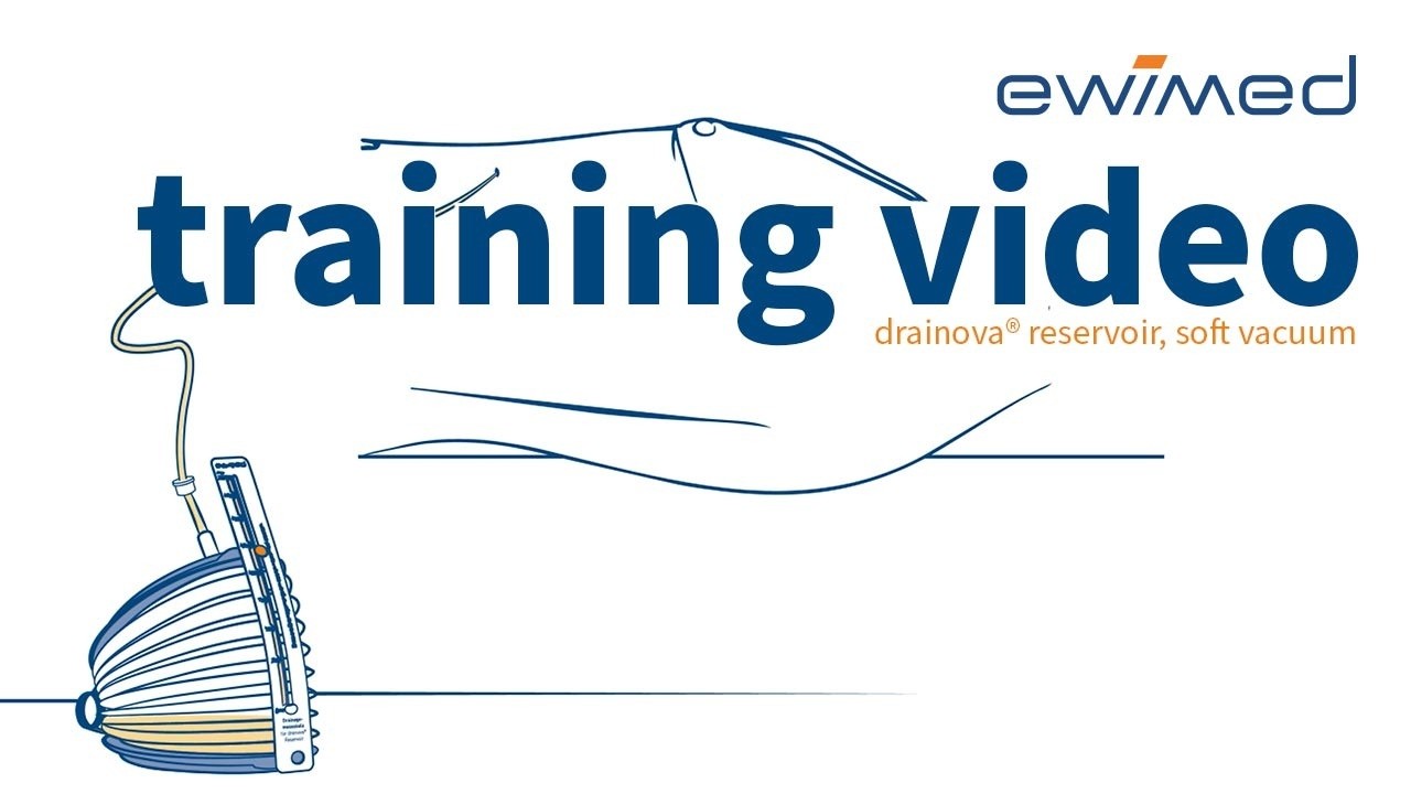Training video | Drainage Instructions | drainova® Reservoir, soft vacuum | ewimed