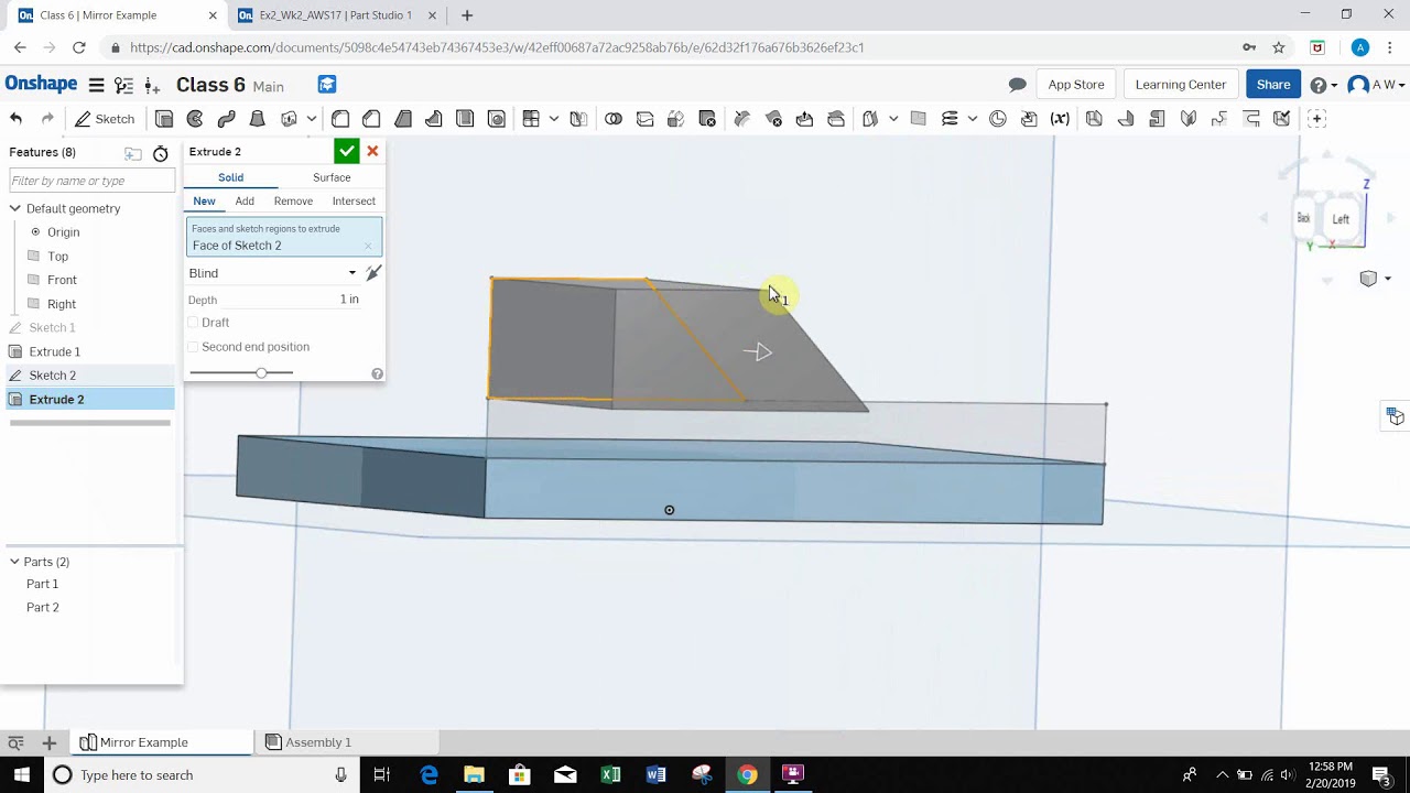 WEST Class: Onshape Mirror