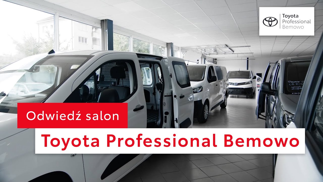 Poznaj salon Toyota Professional Bemowo z bliska
