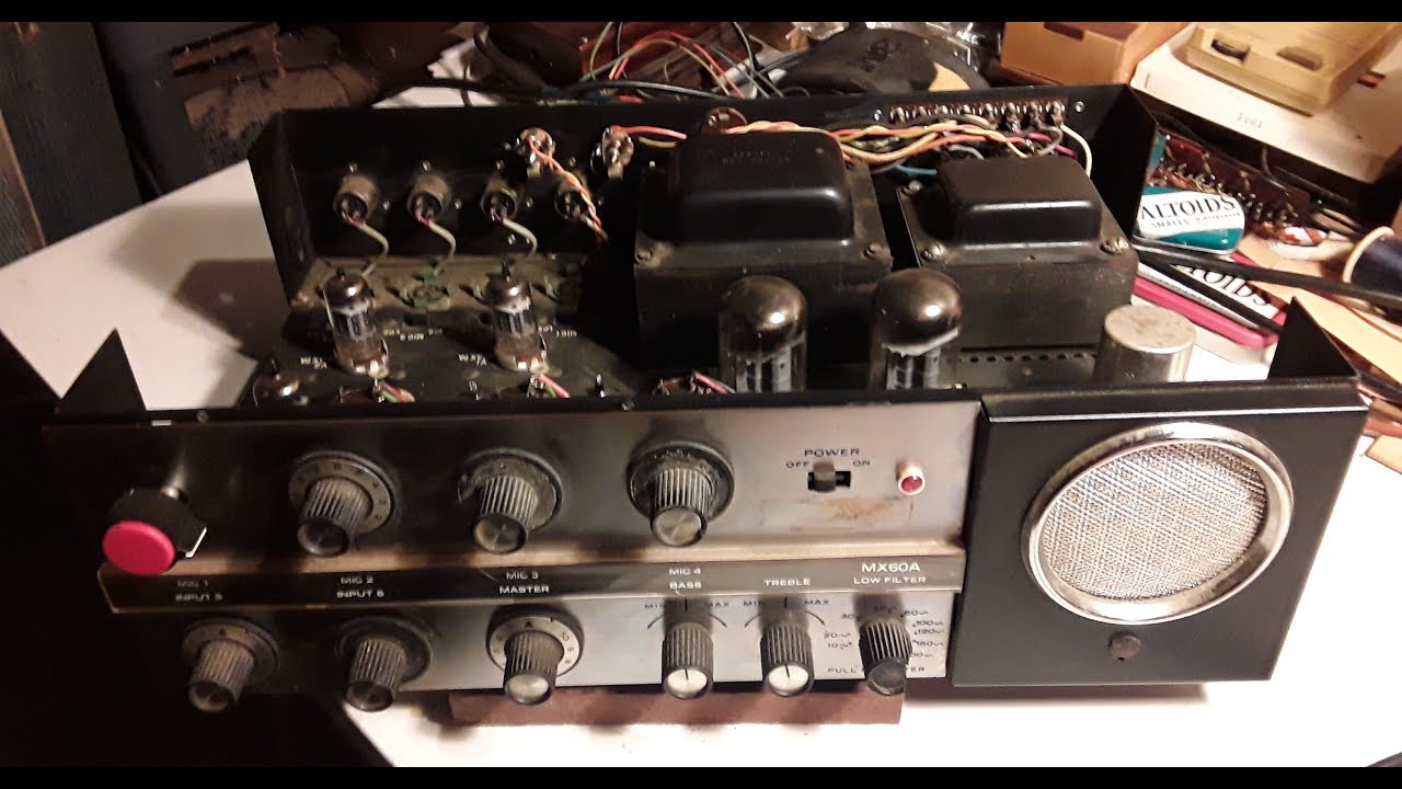 1968 Bogen P.A. converted to 60 watt guitar amp