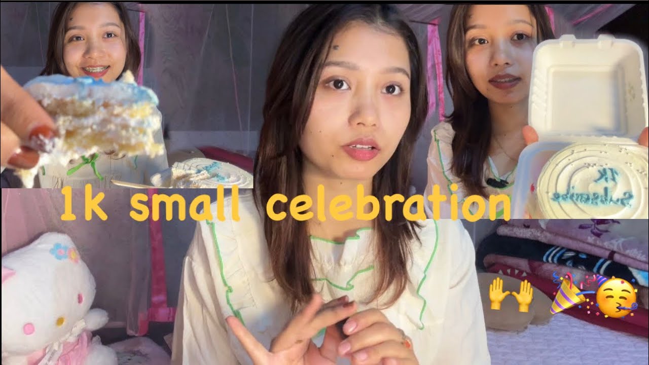1k small celebration 🎉 / vlog nambagi marmdi…#manipur #youtube #explorepage 