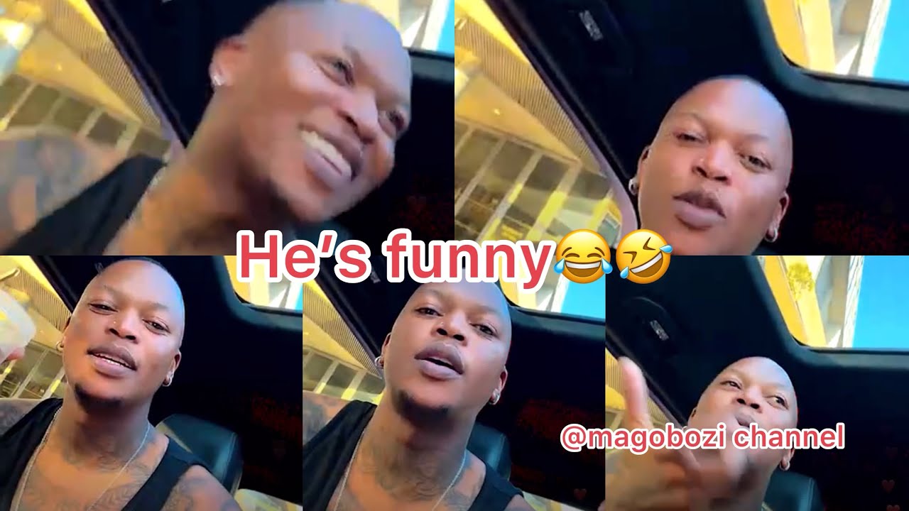 Oscar Mbo live on instagram making jokes with Sizwe