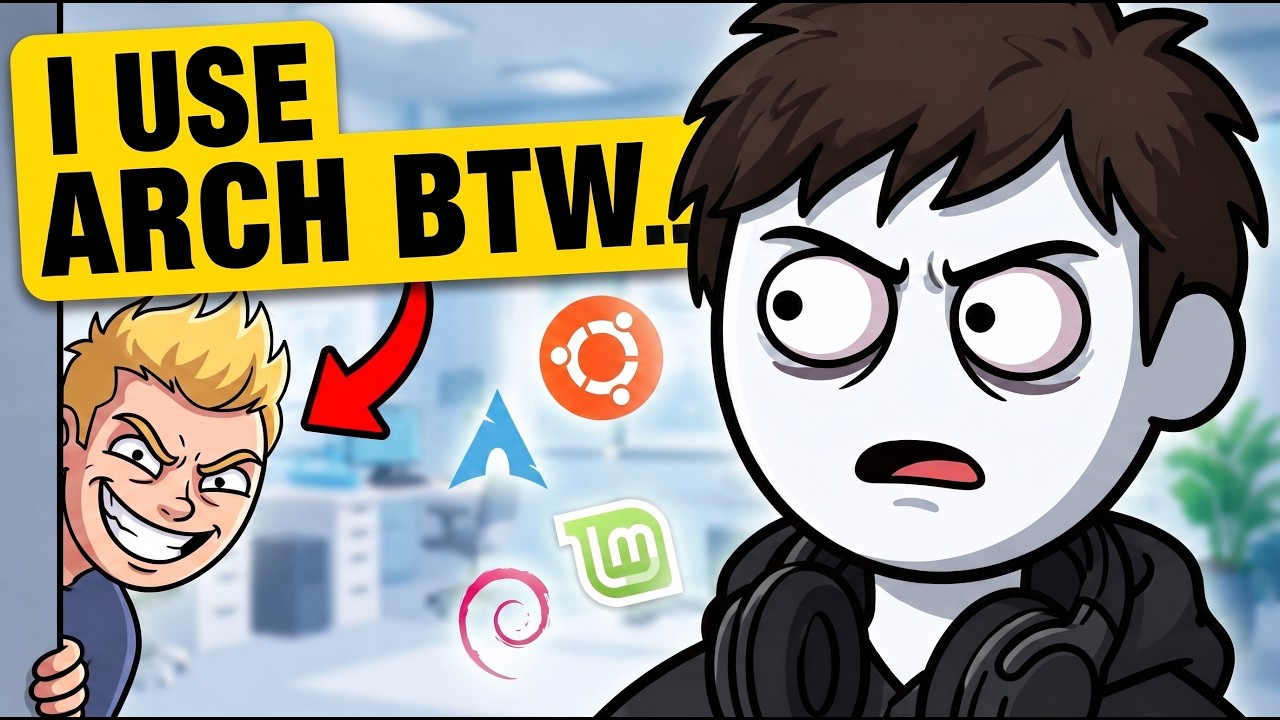Твоя жизнь на каждом уровне Linux (от Ubuntu до Arch)