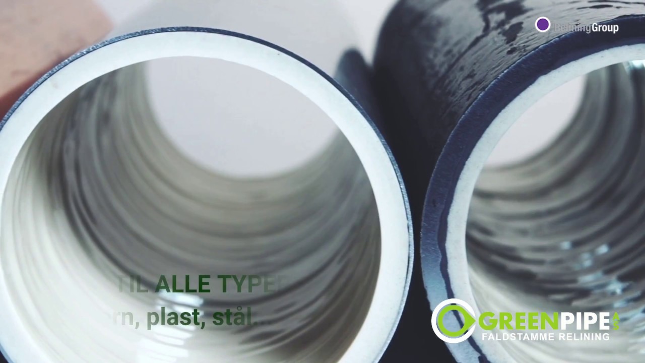 Greenpipe Faldstamme Relining - hele relining processen