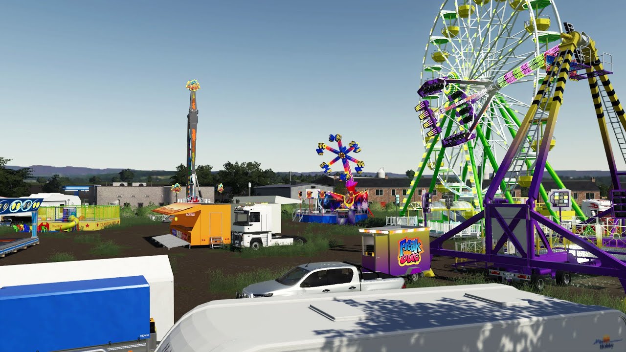 Building a Fun Fair in Farming Simulator! [FS19 Ep.02]