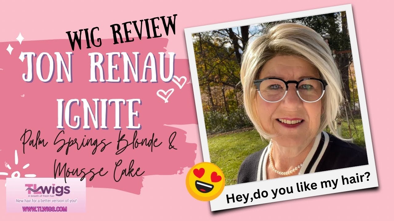 Wig Review: Jon Renau  Style: Ignite  Color: Palm Springs Blonde & Mousse Cake @TLwigs