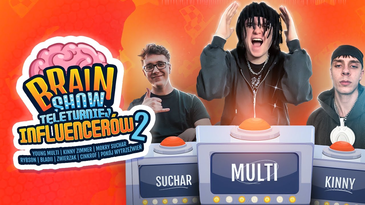 WIELKI TELETURNIEJ BRAINSHOW! #2 (Kinny Zimmer, Suchar, Bladii, Rybson, Zwierzak, Pokój Wytrzeźwień)