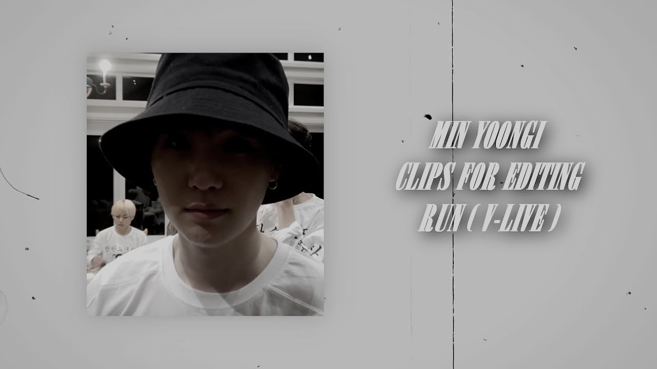 min yoongi - run/vlive clips #1
