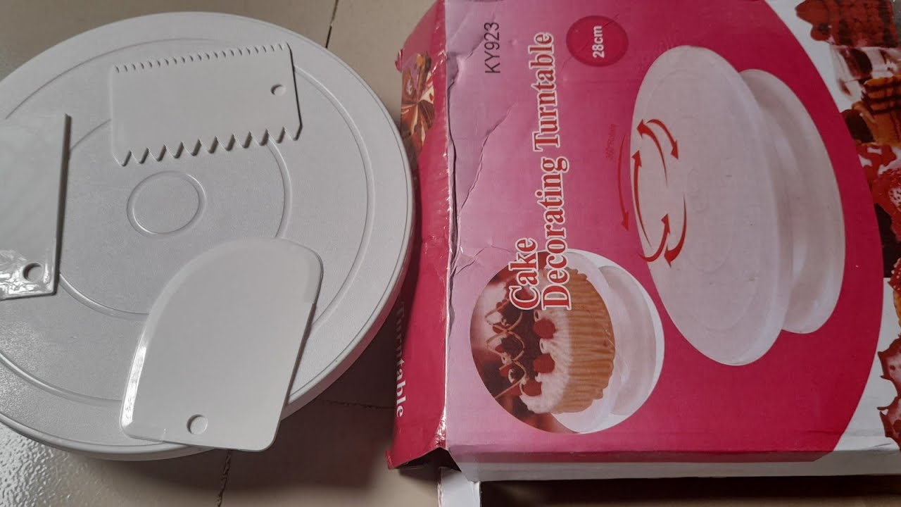Cake turn table review/ turn table review from daraz/ daraz product review bd/ turn table review bd