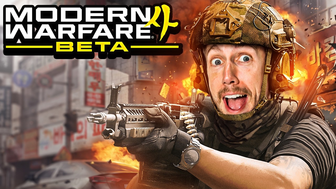 FIRST TIME PLAYING MODERN WARFARE 4 BETA!