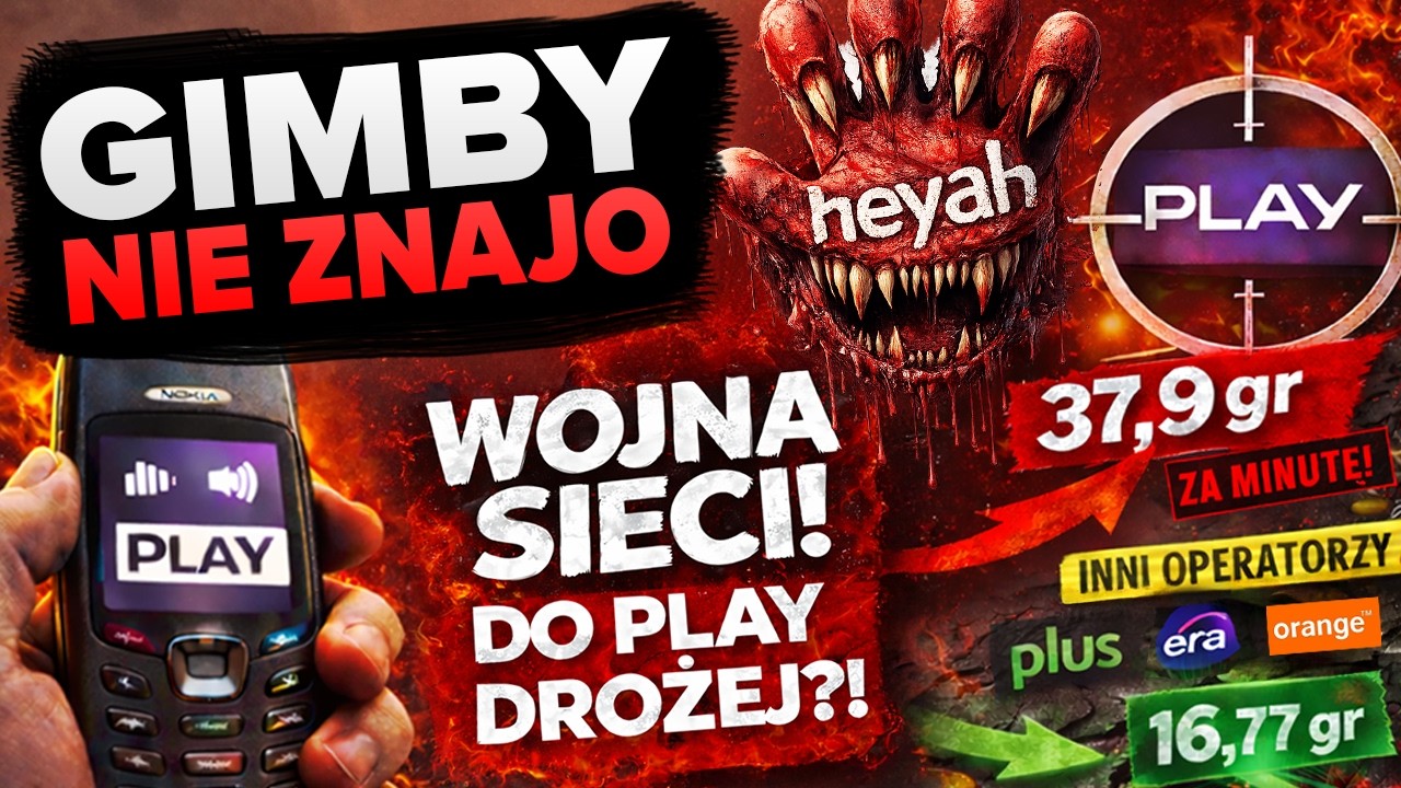 Jak wszyscy operatorzy chcieli ZNISZCZYĆ SIEĆ PLAY! 💀 HEYAH tymi reklamami PRZESADZIŁA? ✋