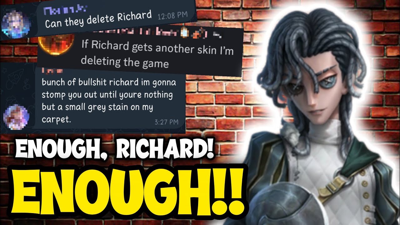 WHY Is Richard Always Getting New Skins in Identity V?!