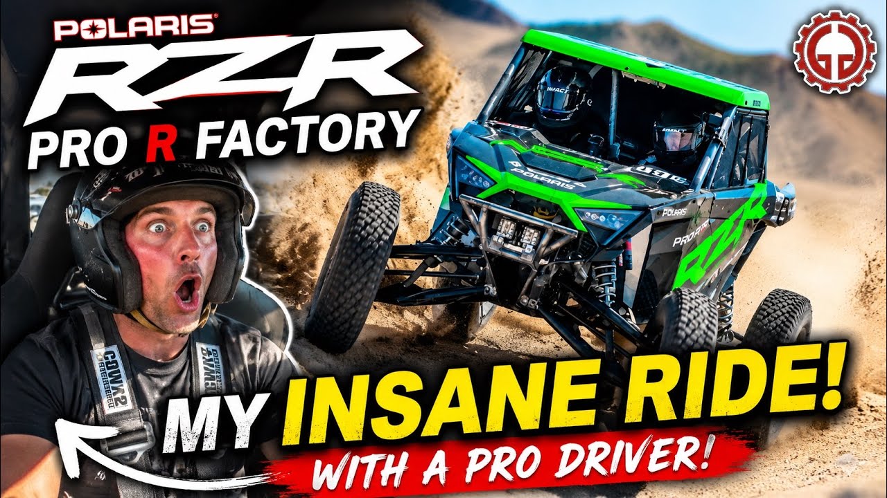 My Insane Ride in Polaris Pro R Factory Racing RZR with a PRO Driver!