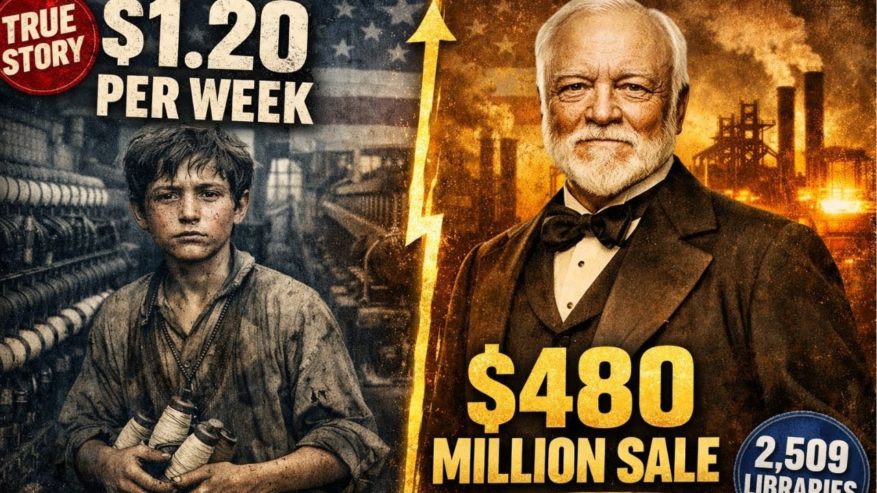 He Made $1.20/Week in a Factory - Then Sold His Company for $480 Million (Andrew Carnegie Story)