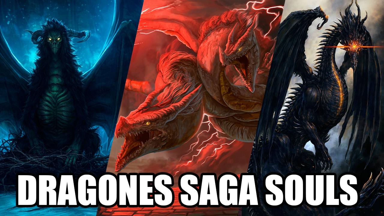 Dragones MÁS PODEROSOS de la Saga Souls 🐉 🔥