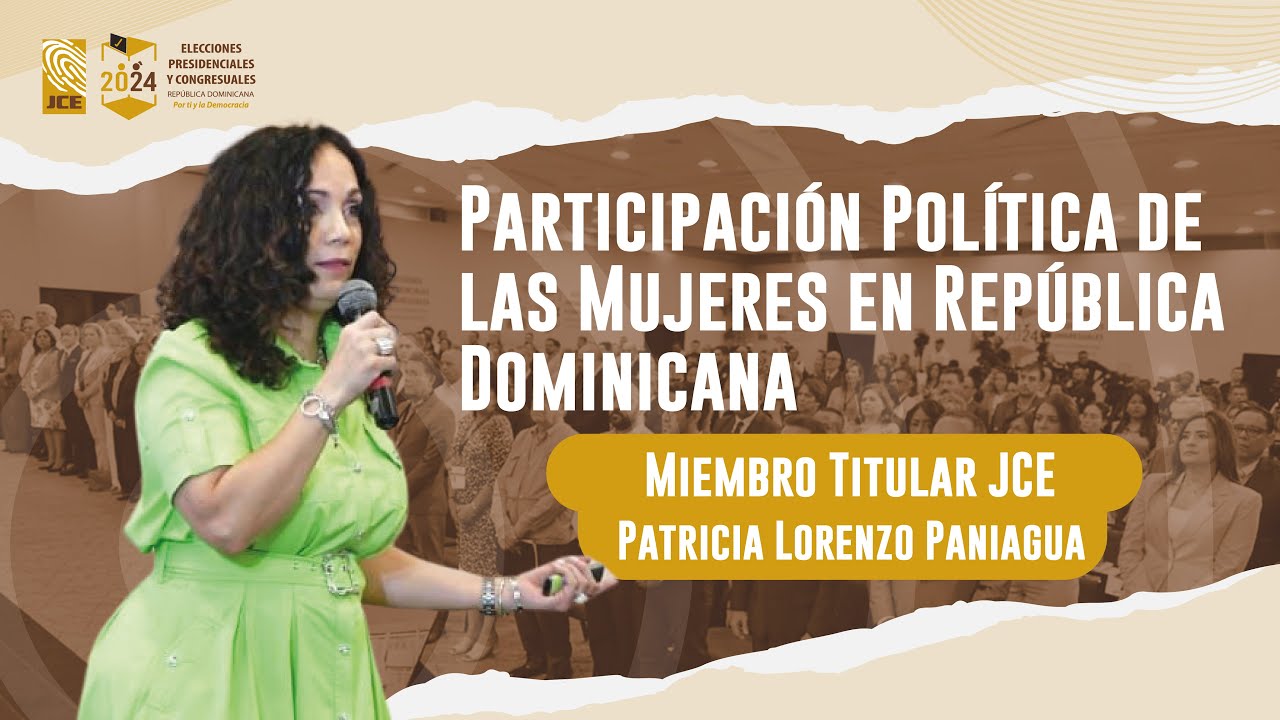 Participación Política de las mujeres en República Dominicana - MOES Elecciones Generales RD 2024