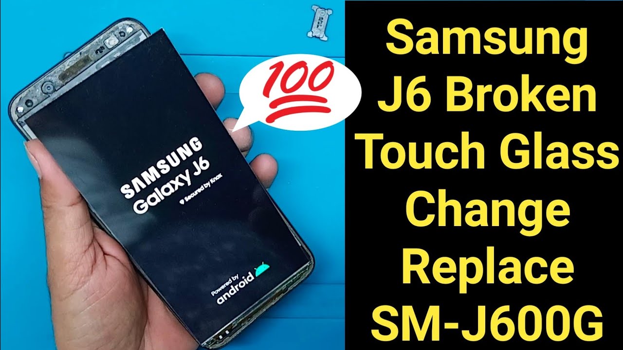 Samsung J6 broken Touch glass replacement/ How to open Samsung j6 touch screen folder Restoration.