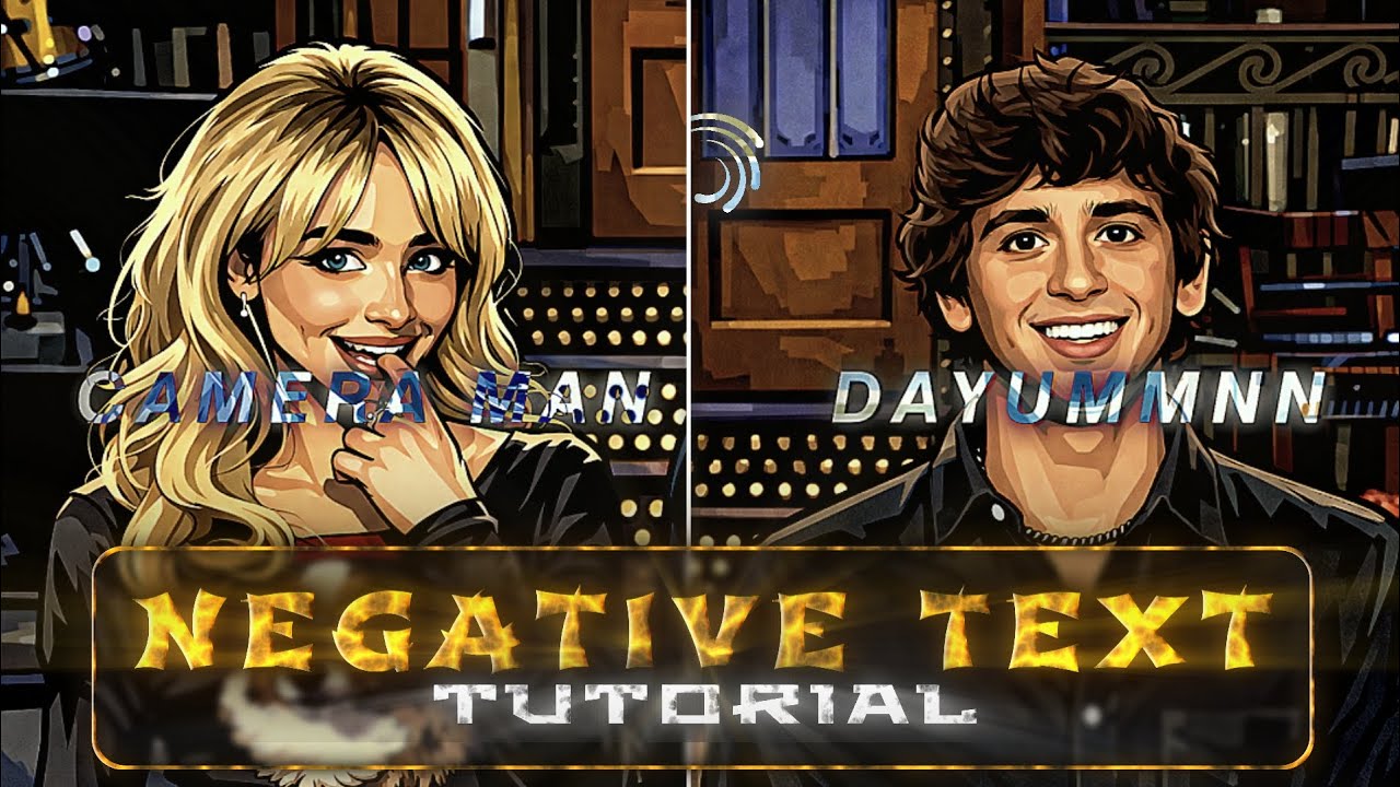 HOW TO MAKE NEGATIVE TEXT ANIMATION | AN ALIGHT MOTION TUTORIAL | (+Preset) 