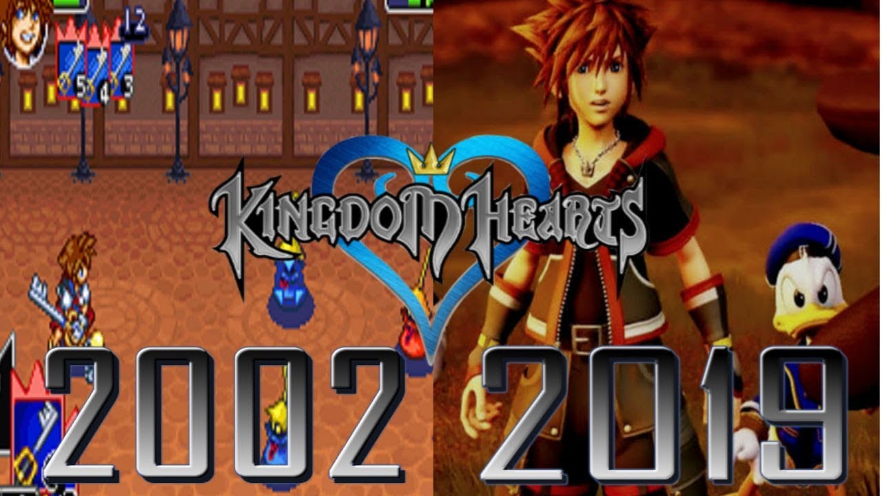Evolucion de Kingdom Hearts (2002-2019) evolution of Kingdom Hearts