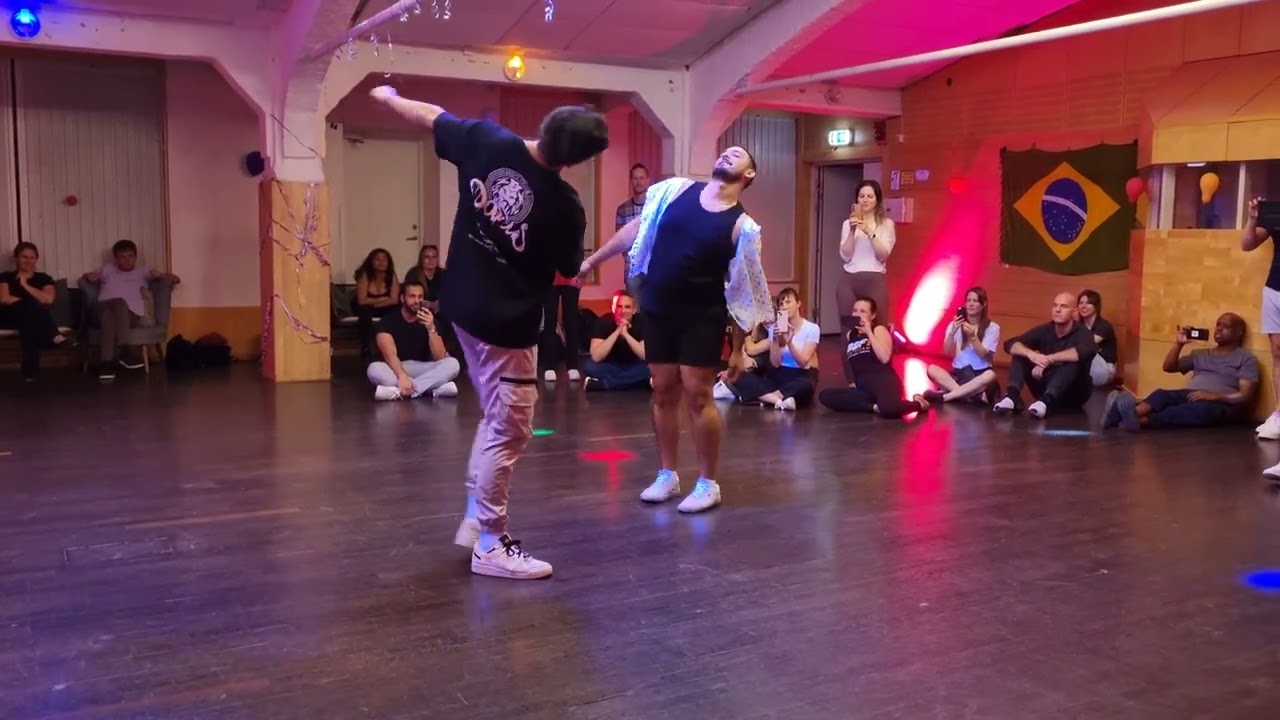 Felipe Lira and Mika Bozon, Lambada demo in Stockholm 2025