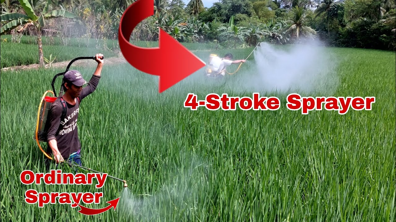 4-Stroke Engine Backpack Agri-Sprayer- Gaano ka Lakas?