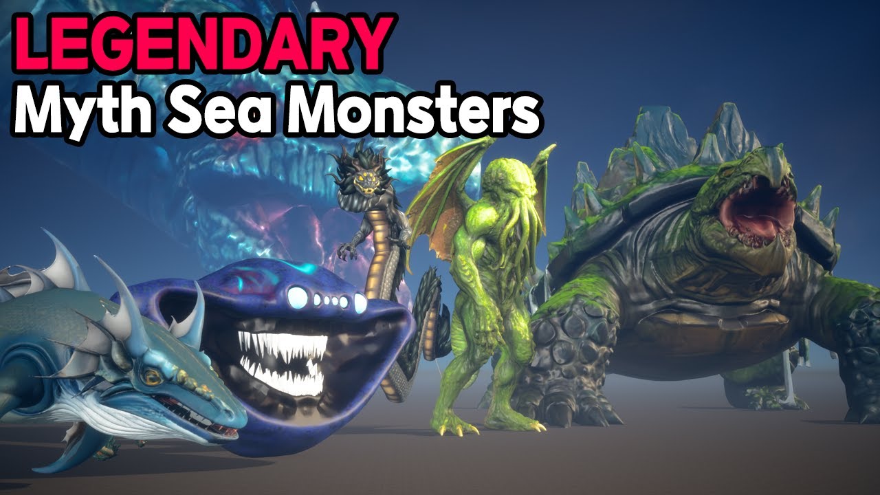 Legendary Sea Monsters : Monsters of mythology Size Comparison