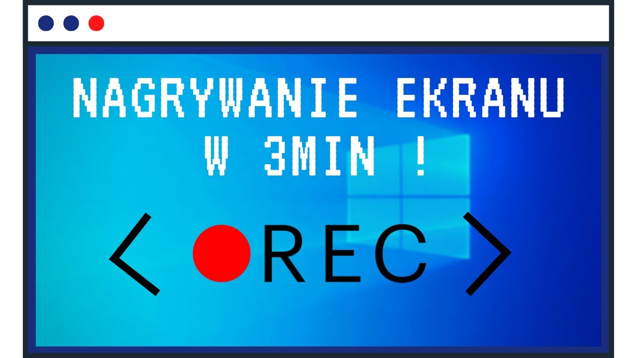 Nagrywanie ekranu komputera | jak nagrać pulpit w 2022 | Poradnik 💡
