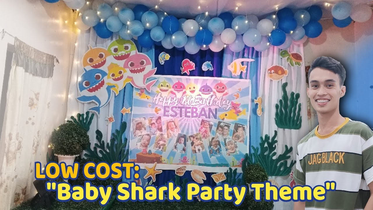 Simple Baby Shark Party Decoration Ideas | Party Design Ideas