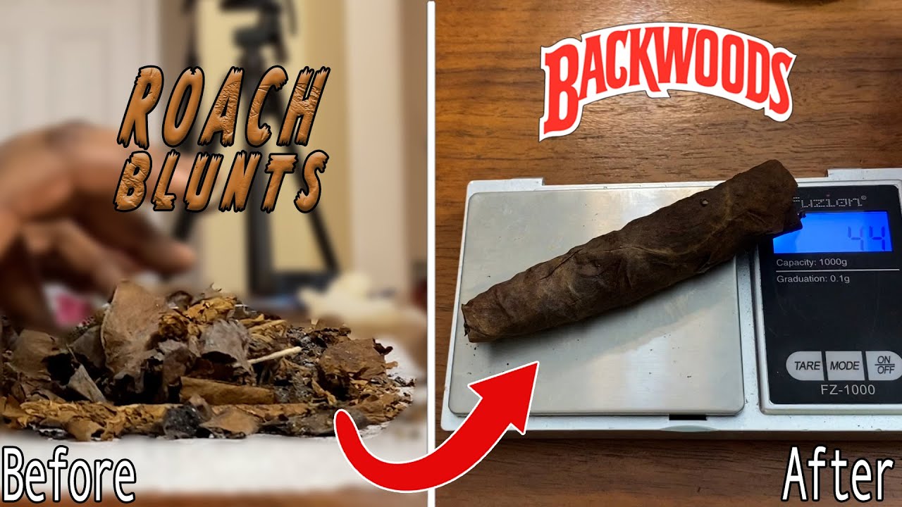 HOW TO ROLL ANY TYPE OF ROACHES INTO A THICK BACKWOOD BLUNT! (Must Watch!)