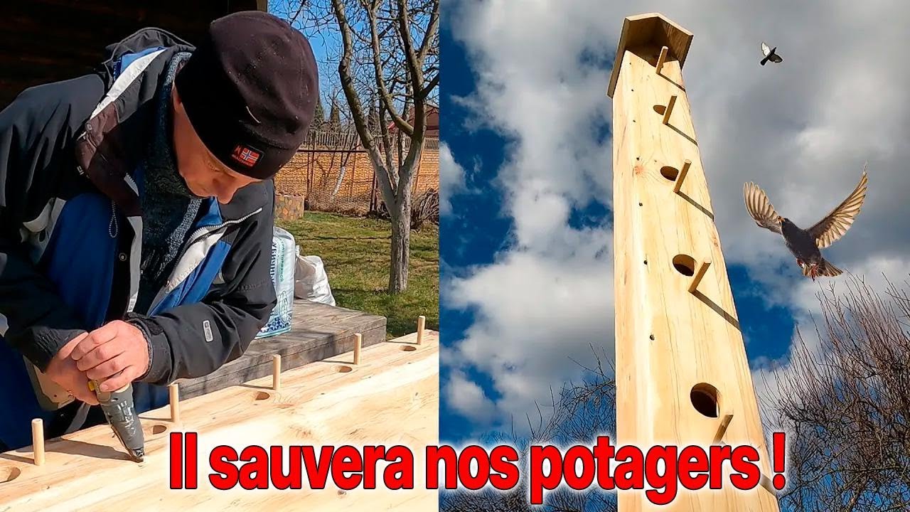 Fabrique un nichoir à oiseaux 5 étages – Version immeuble incroyable !