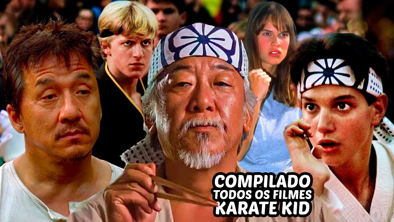MARATONA KARATE KID | Melhores Momentos de Daniel San, Sr Miyagi e Jack Chan