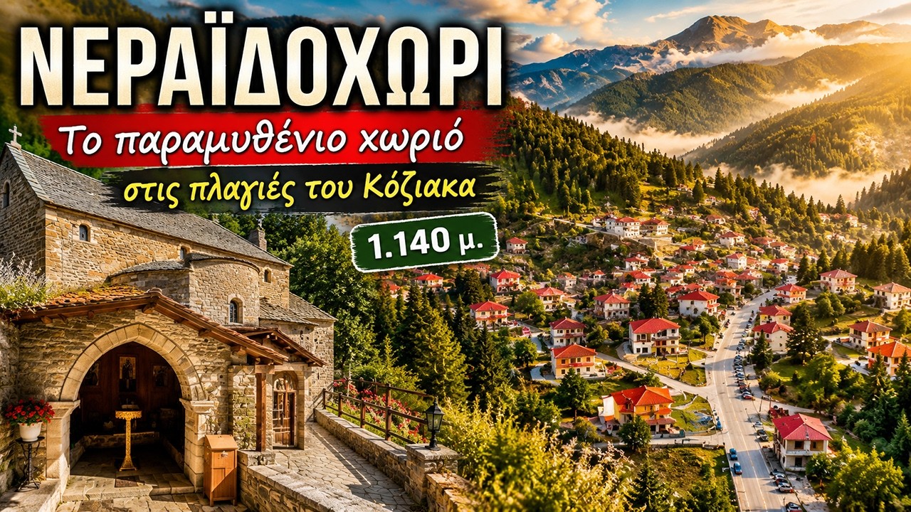 Νεραϊδοχώρι | Το παραμυθένιο χωριό σε υψόµετρο 1.140 µ. στις πλαγιές του Κόζιακα